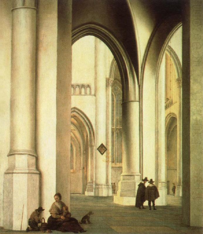 interior of the st.bavo church,haarlem, Pieter Jansz Saenredam